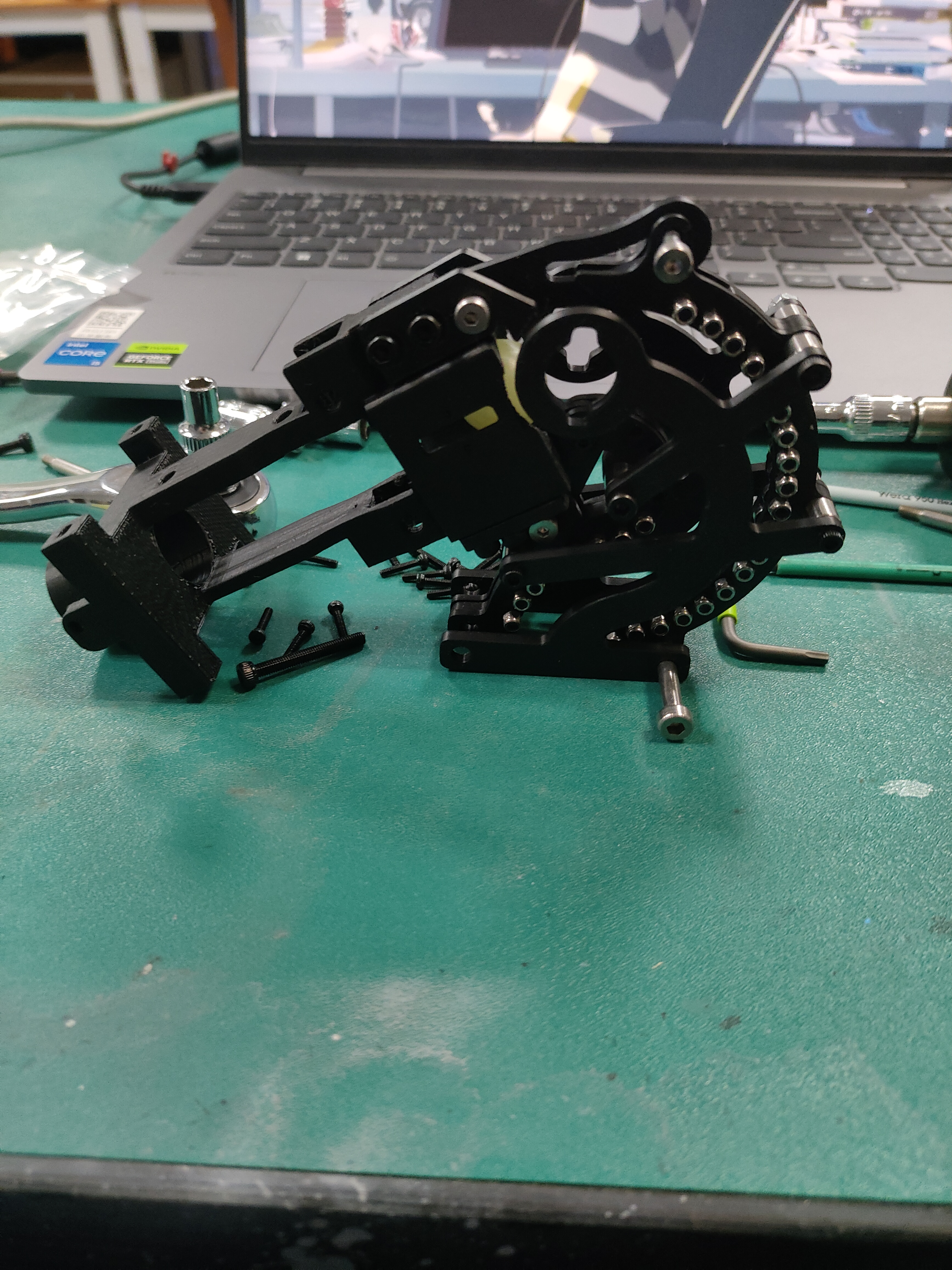 3D打印鹅颈弹链测试件